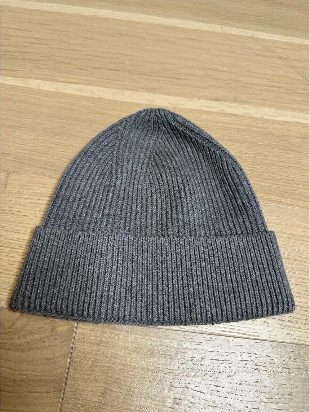 Zara Ribbed Toque One Size Grey